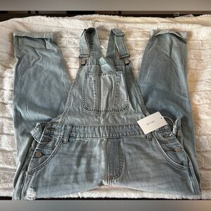 Cello Light Blue Denim Overalls with Adjustable Straps